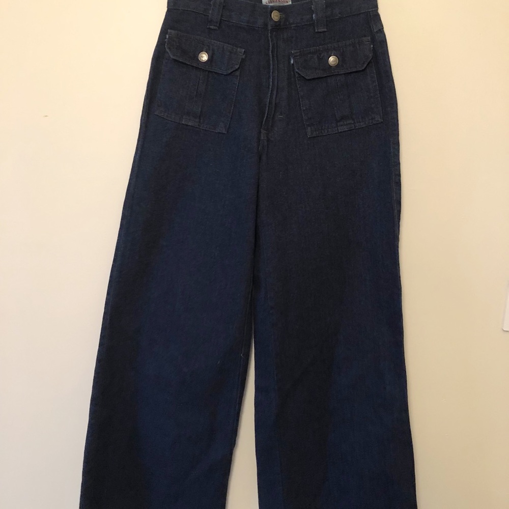 Stevenson Aero Overall Wide Leg Jeans